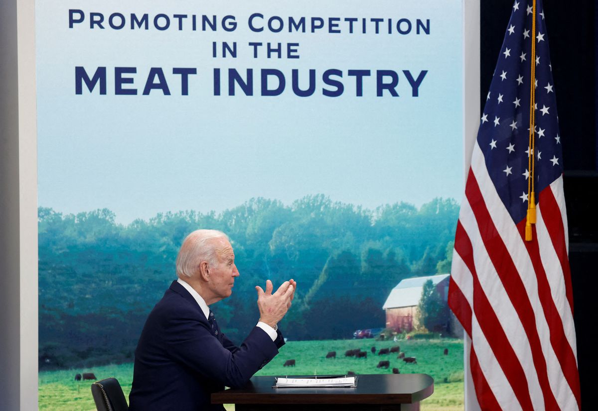 Biden unveils plan to boost competition in U.S. meat industry