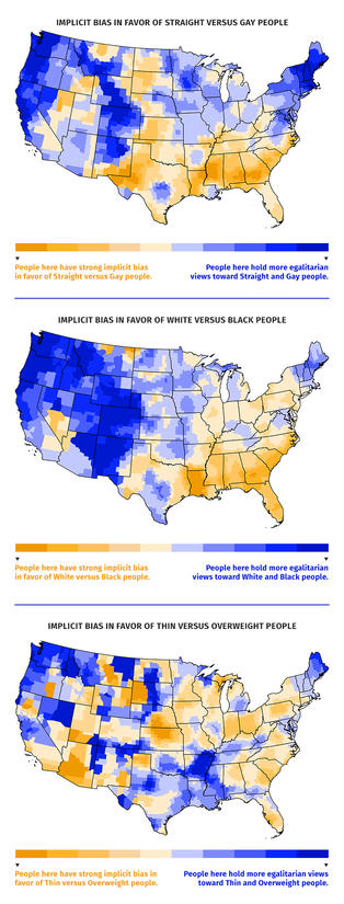 In blue & gold, maps reveal bias in the United States