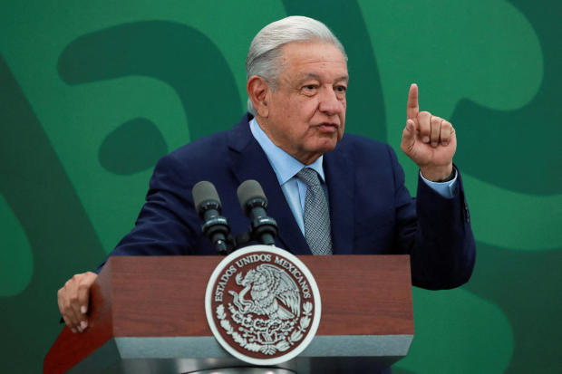Mexico's president slams U.S. "spying" after 28 Sinaloa cartel members charged, including sons of "El Chapo"