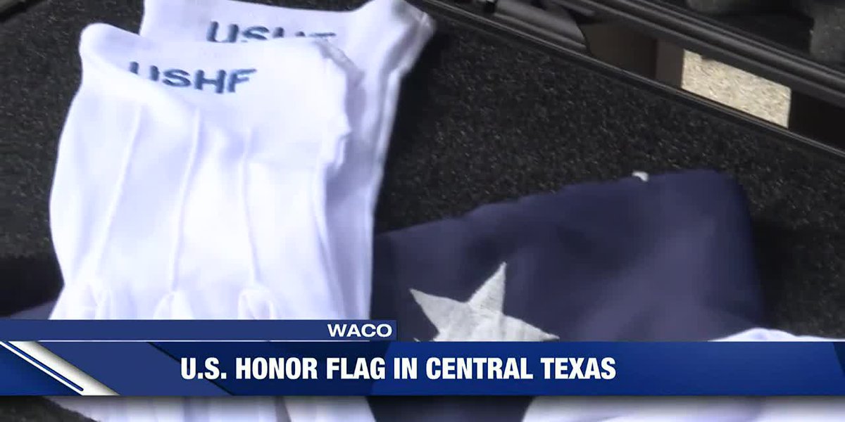 United States honor flag arrives in Central Texas to honor Abbott volunteer firefighter
