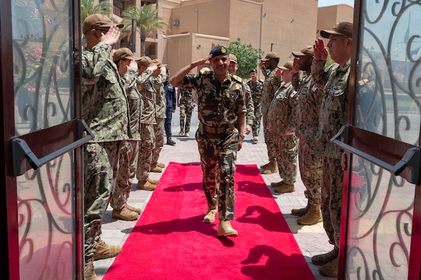 U.S. Navy Hosts Oman’s Naval Commander at Headquarters in Bahrain