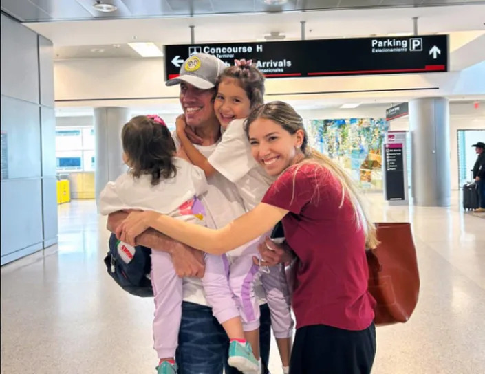 Family of Venezuelan opposition leader Juan Guaidó meets him in the United States