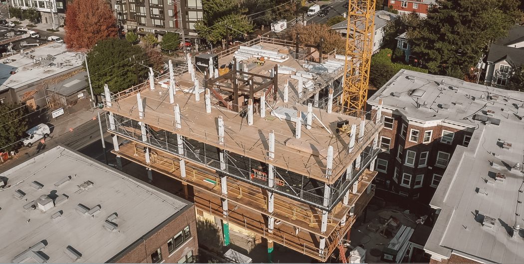 With the first mass-timber highrise apartment building in the United States about to open, researchers test how wood will stand up to a major Capitol Hill earthquake