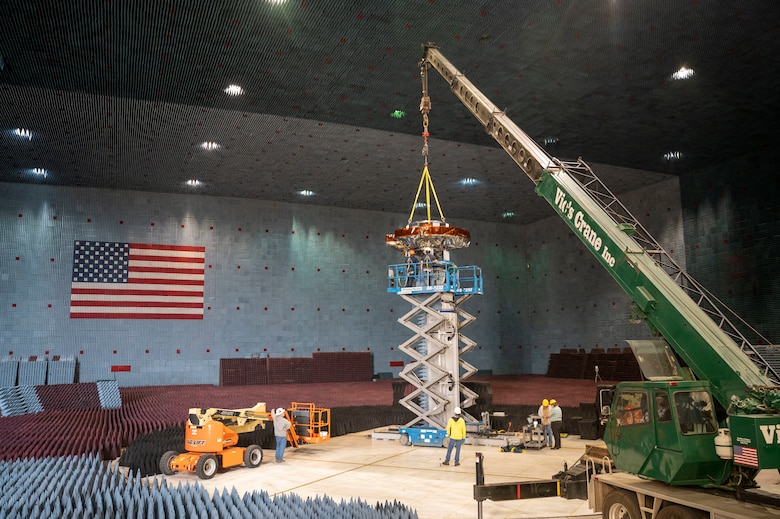 Benefield Anechoic Facility tests first space satellite in decades