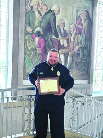 MVPD officer receives United States Department of Justice award