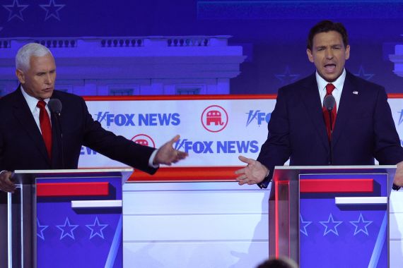 Republican debate updates: Candidates clash on policy, Trump