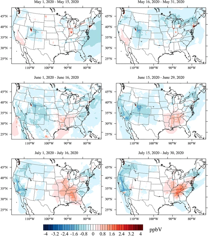 Impacts of the COVID-19 economic slowdown on soybean crop yields in the United States