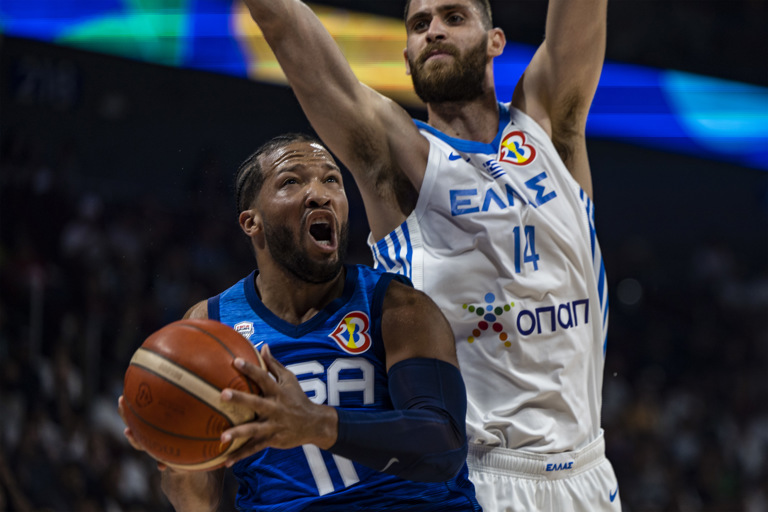 FIBA World Cup: United States cruises past Greece with balanced effort; Luka Dončić scores 34 points in Slovenia's blowout win