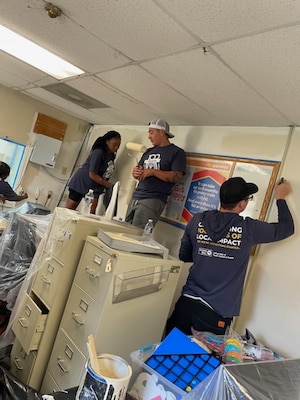 VAW-120 Sailors participate in Community Service Project