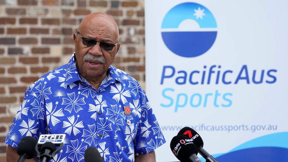 Fijian leader hopes Australian submarines powered by US nuclear technology will enhance peace