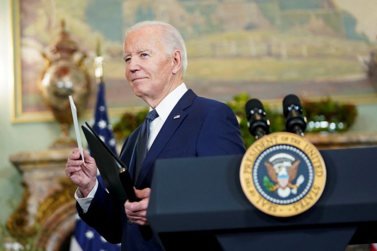 Biden writes two different letters on Gaza war, reflecting his US audience