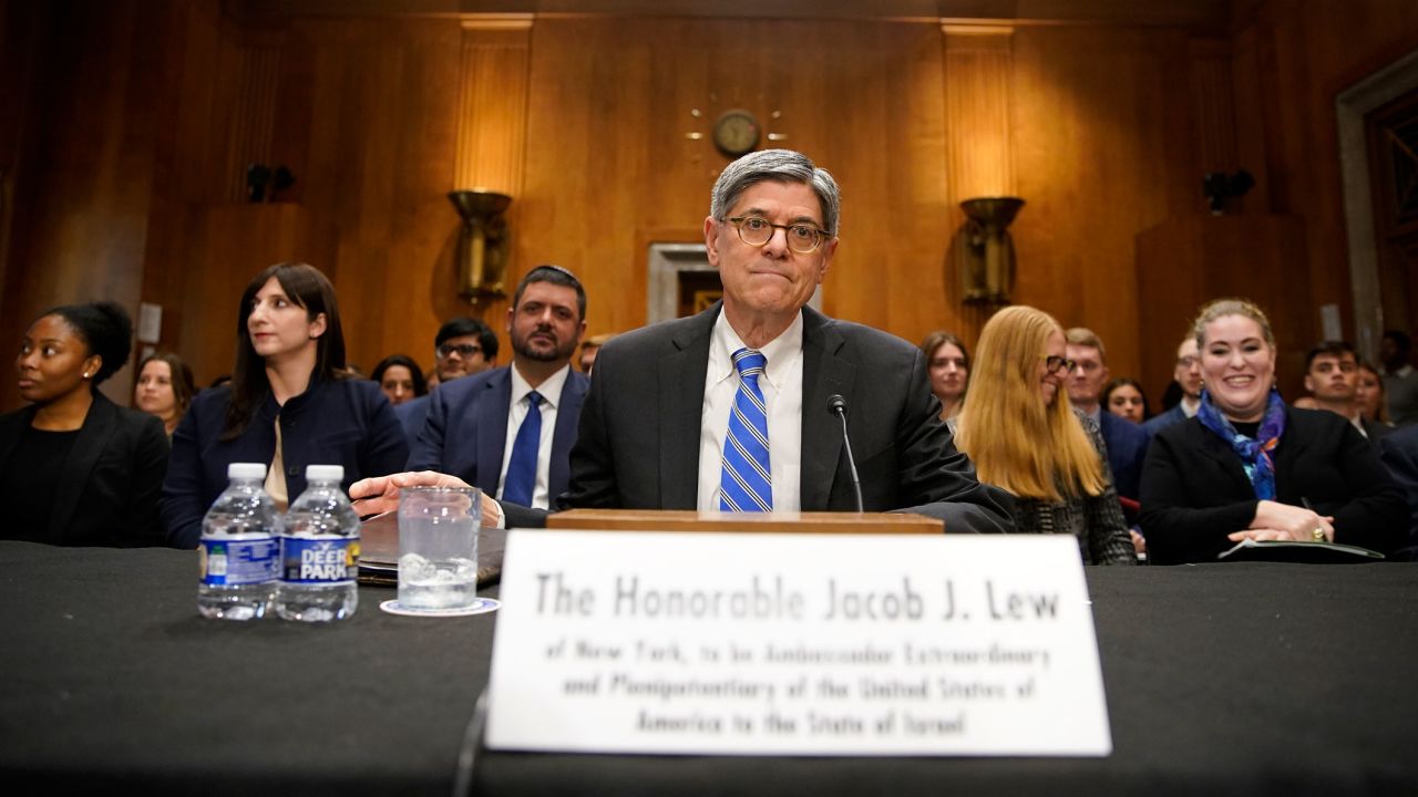 Senate confirms Jack Lew as US ambassador to Israel following vocal GOP opposition over Iran deal
