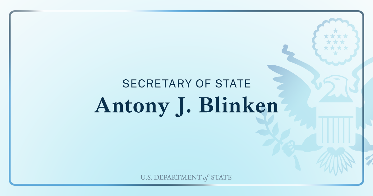 Secretary Antony J. Blinken Remarks to the Press
